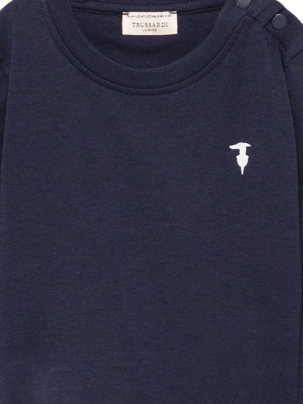 Felpa blu per neonato TIA26056TSK BLNA Trussardi Kids 