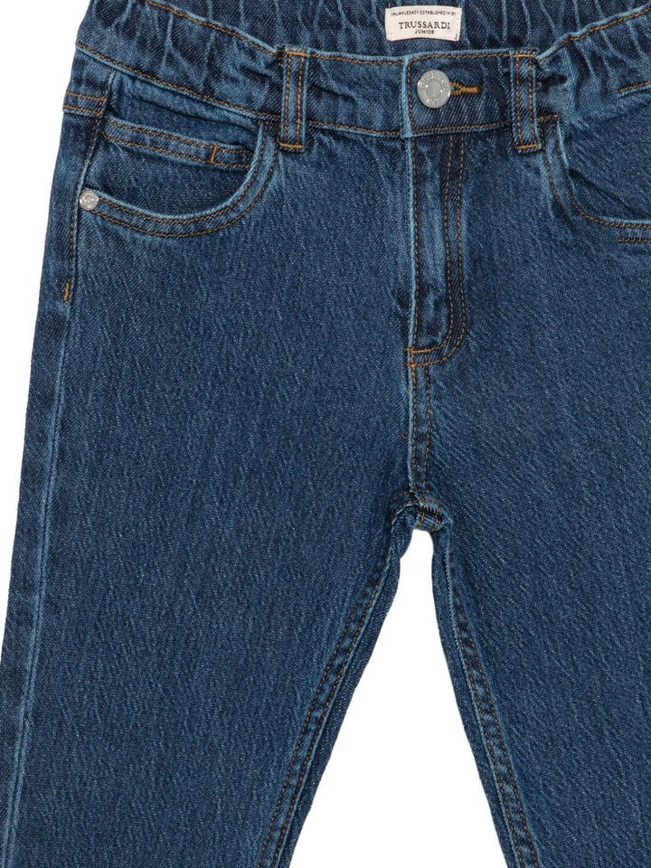 Jeans blu per bambino TIA26057JE BLU Trussardi Kids 