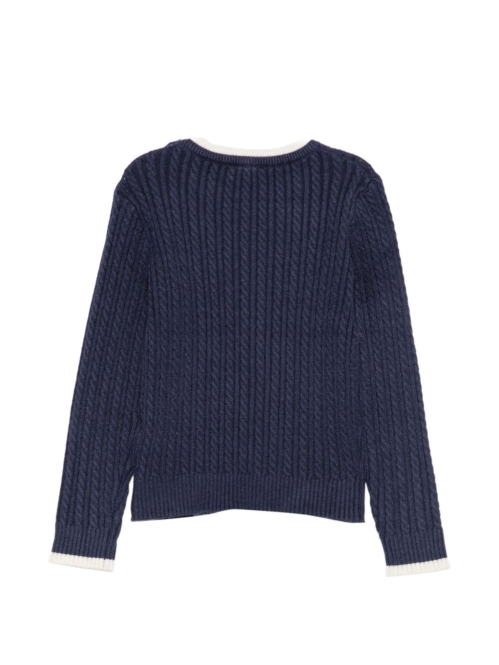 Maglione blu navy per bambino TIA26084MA BLNA Trussardi Kids 