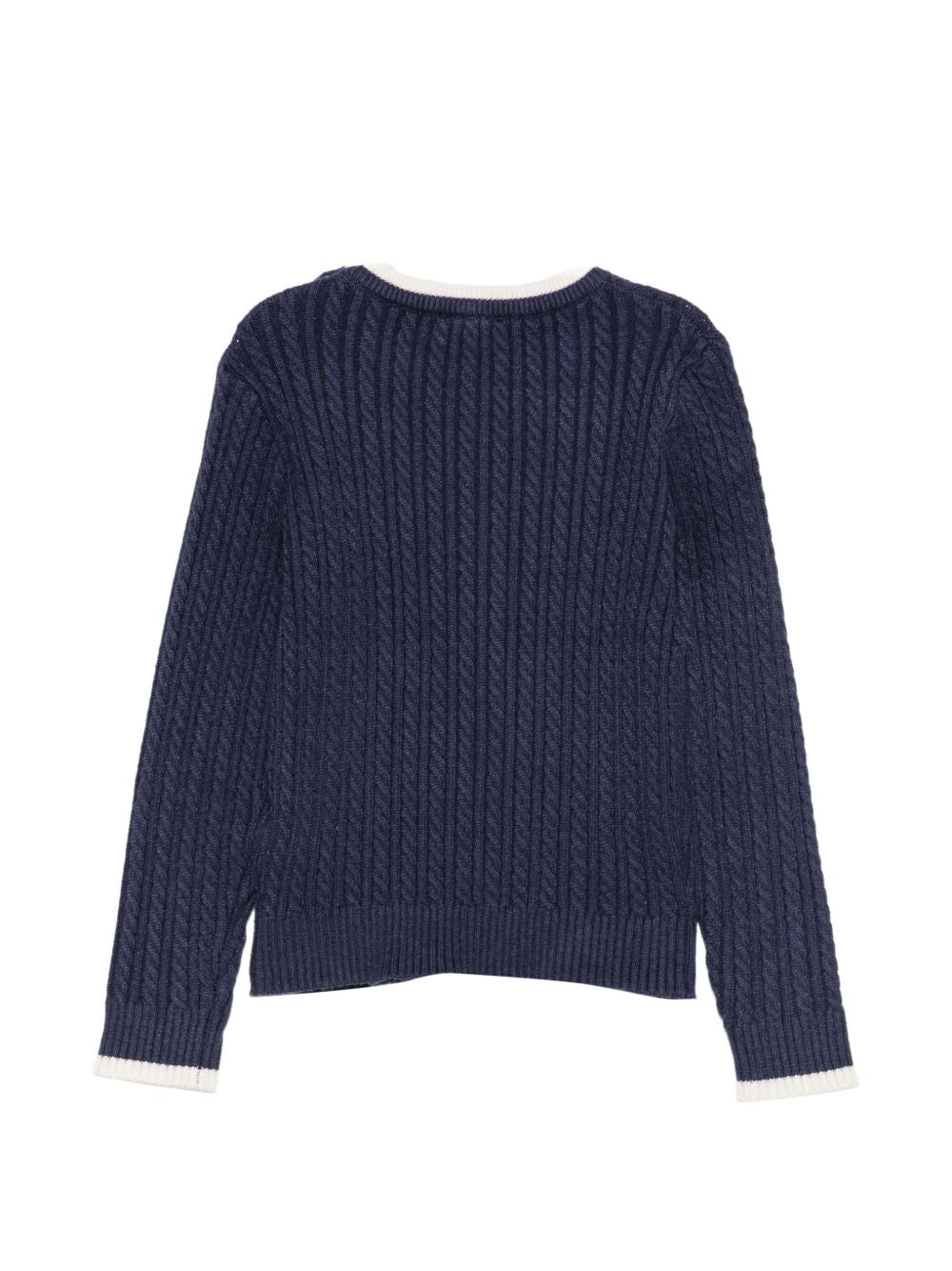 Maglione blu navy per bambino TIA26084MA BLNA Trussardi Kids 