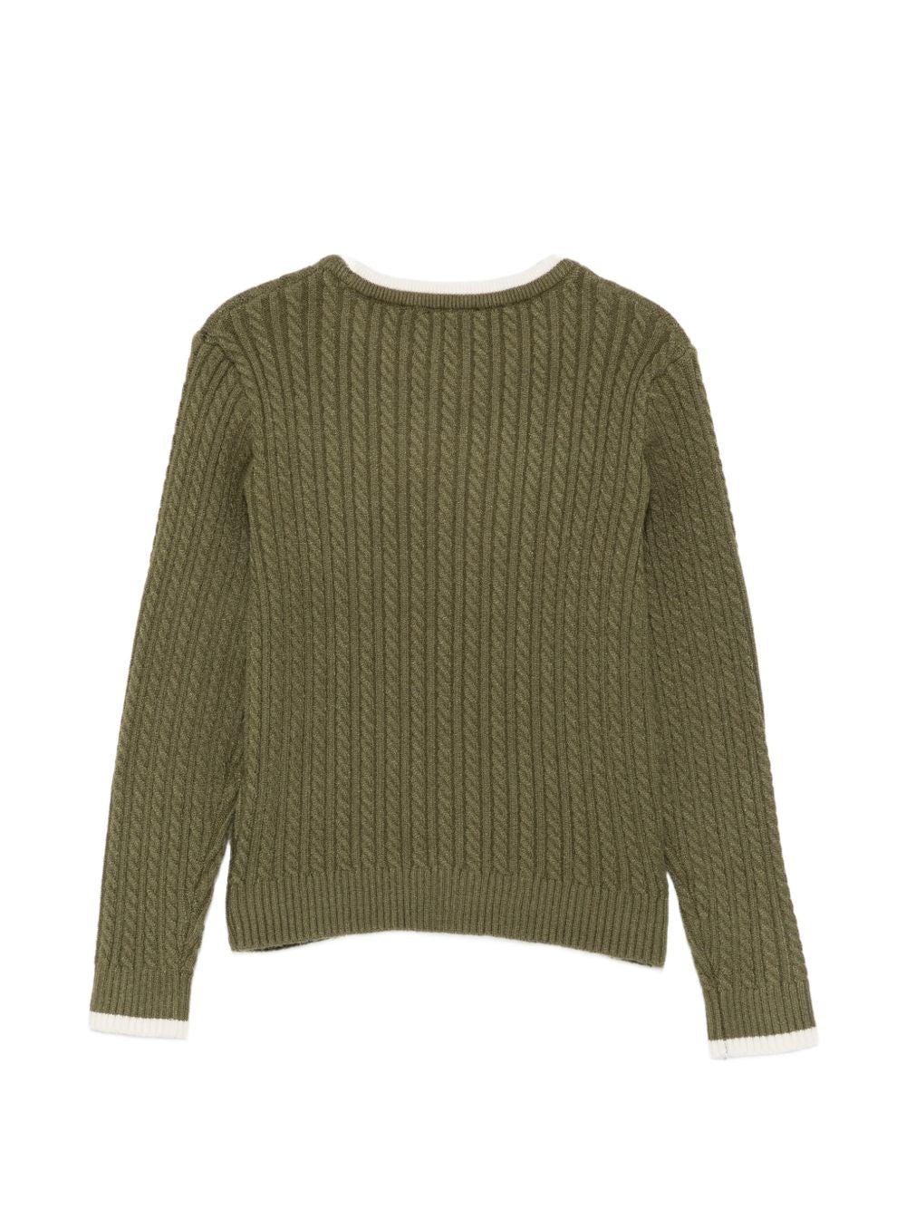 Maglione verde per bambino TIA26084MA CYP Trussardi Kids 