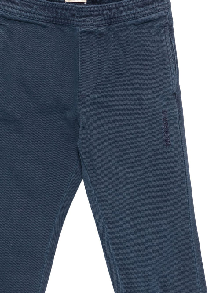 Pantalone blu navy per bambino TIA26094PA BLNA Trussardi Kids 