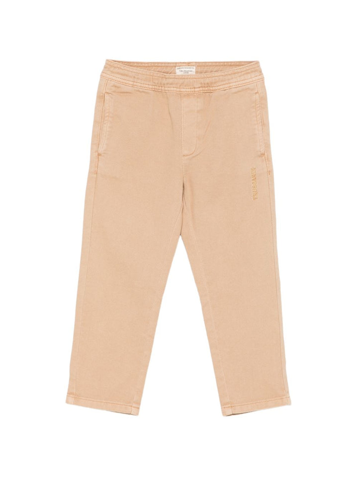 Pantalone beige per bambino TIA26094PA CAM Trussardi Kids 