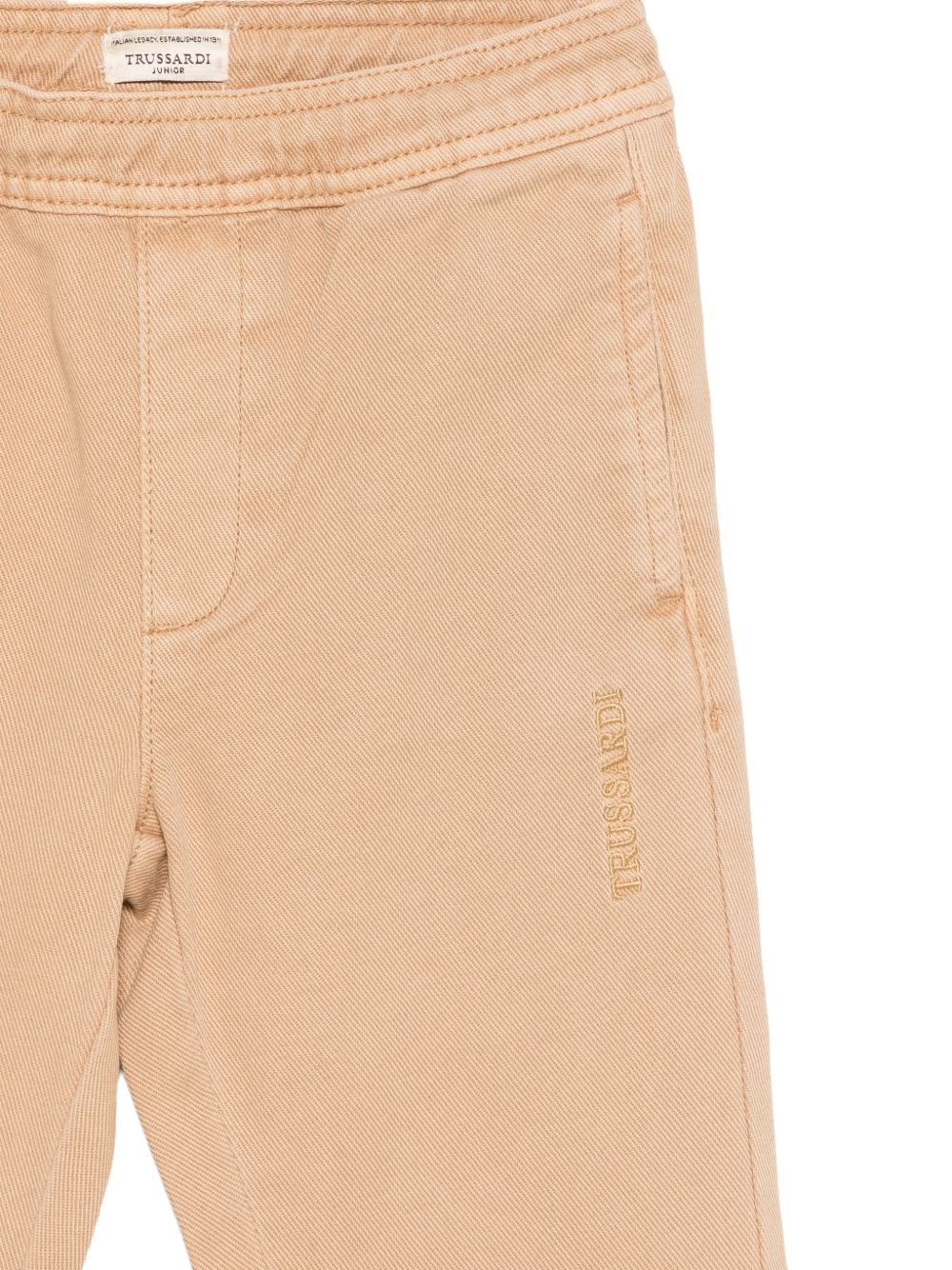Pantalone beige per bambino TIA26094PA CAM Trussardi Kids 
