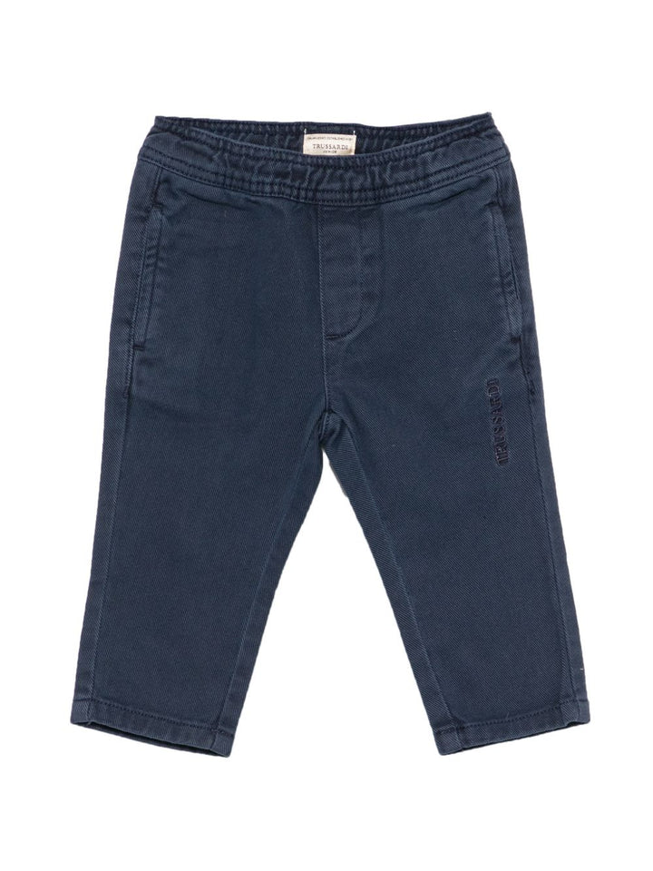 Pantalone blu navy per neonato TIA26094PAK BLNA Trussardi Kids 