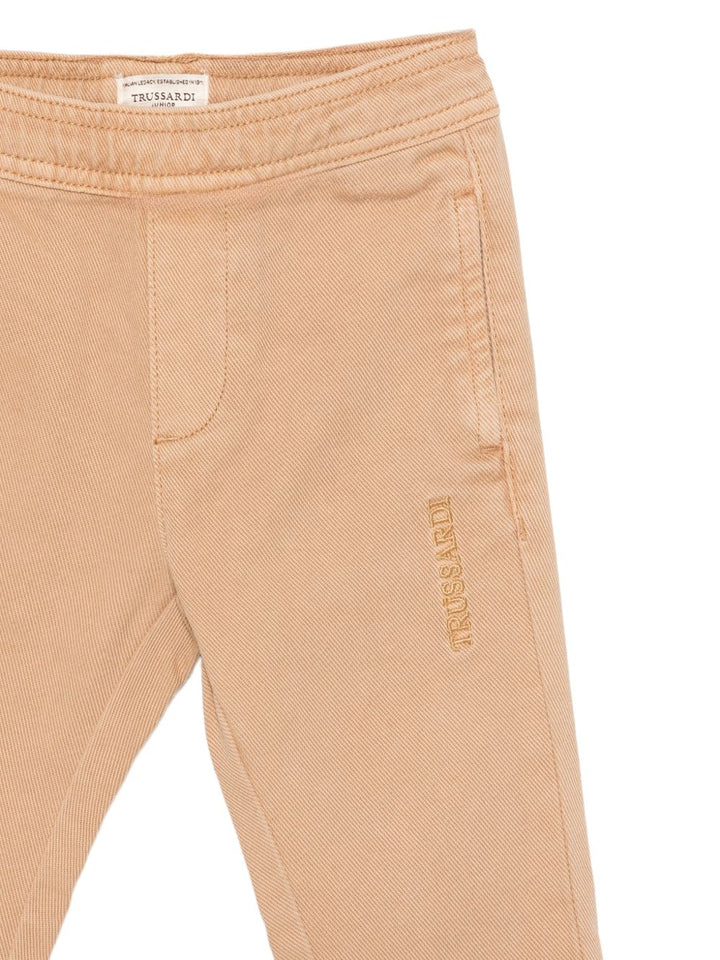 Pantalone cammello per neonato TIA26094PAK CAM Trussardi Kids 