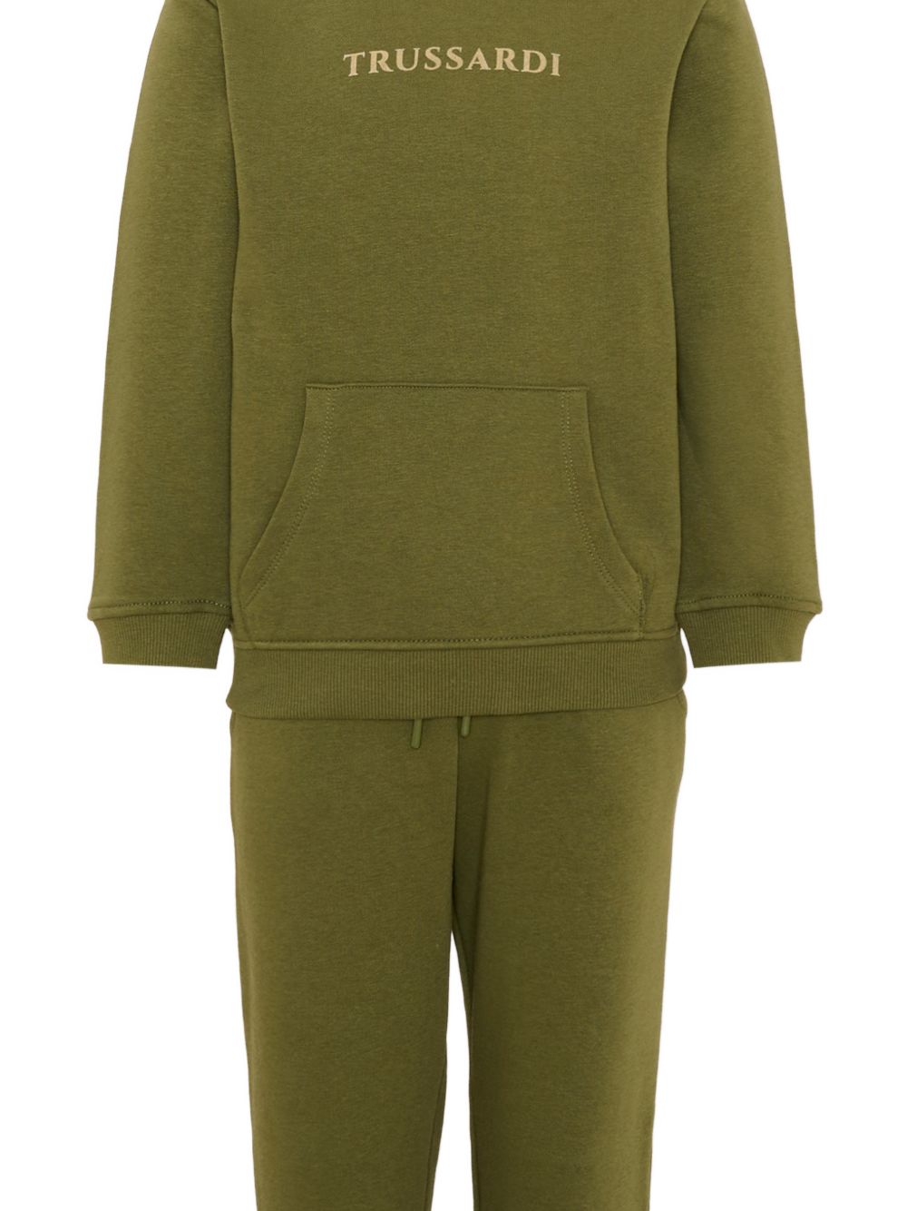 Completo sportivo verde per bambino TIA26102CF CYP Trussardi Kids 