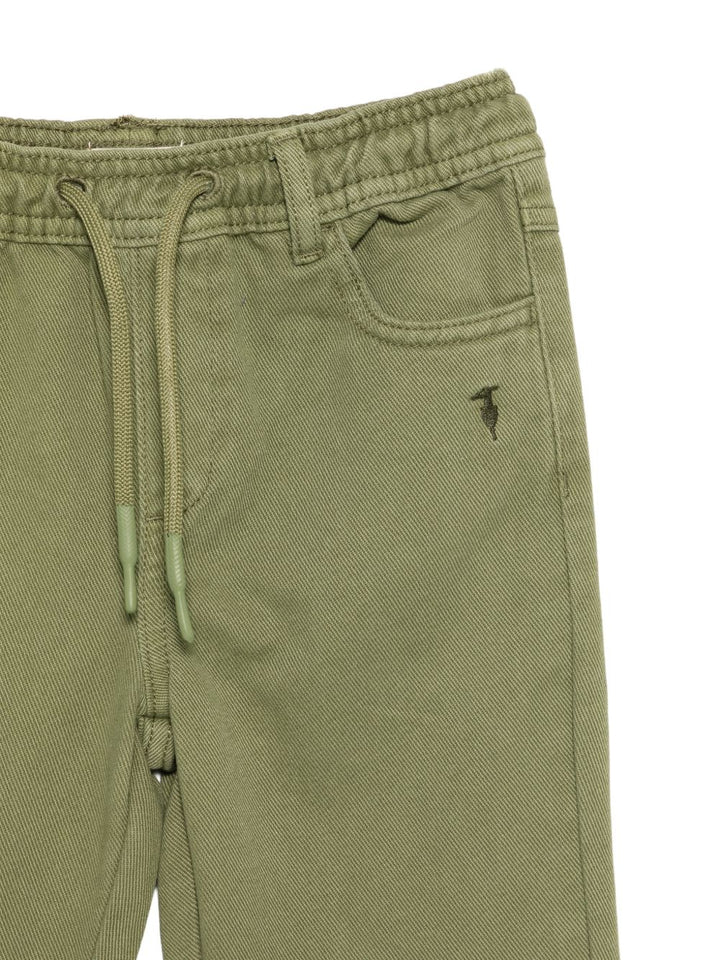 Pantalone verde cipresso per bambino TIA26109PA CYP Trussardi Kids 