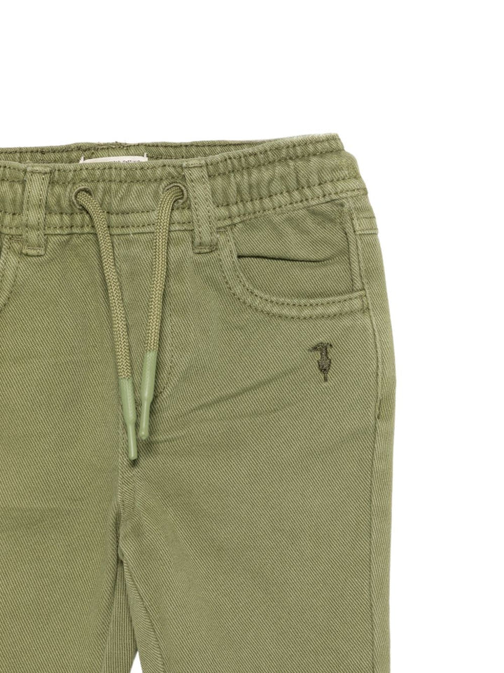 Pantalone verde per neonato TIA26109PAK CYP Trussardi Kids 