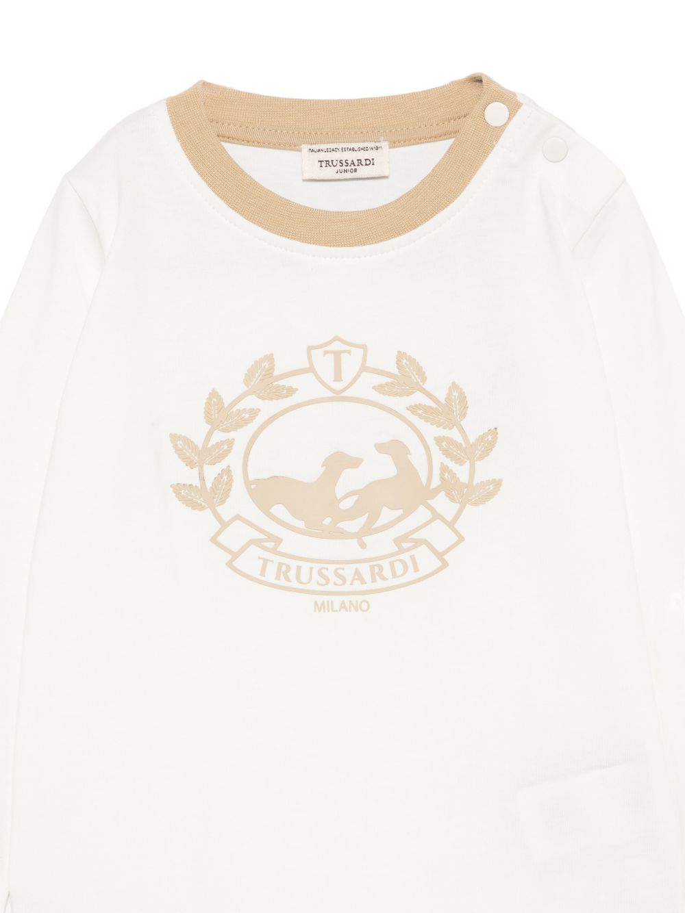 T-shirt bianca per bambino TIA26112TS OFFWHI Trussardi Kids 