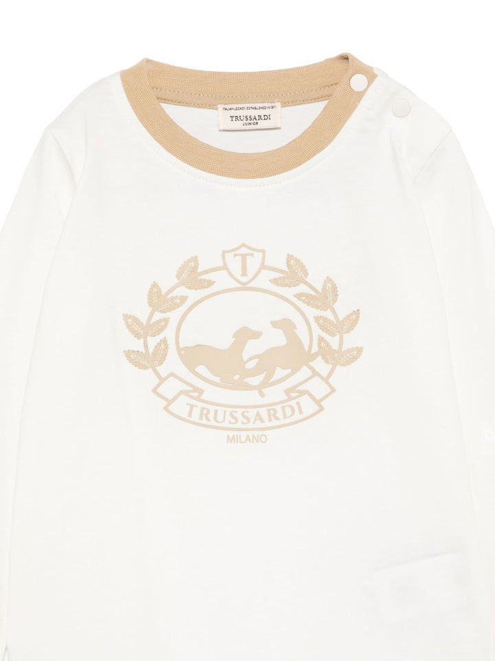 T-shirt bianca per bambino TIA26112TS OFFWHI Trussardi Kids 