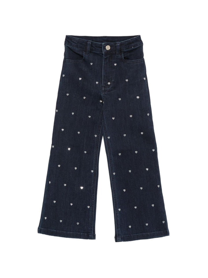 Jeans blu scuro per bambina 262GB2045 06295 Twin Set 