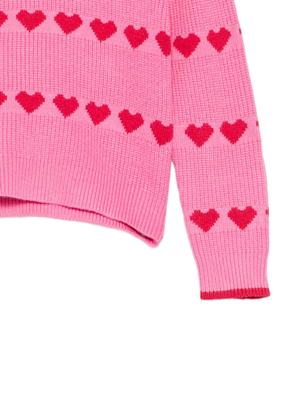Maglione rosa/rosso per bambina 262GB3030 13792 Twin Set 