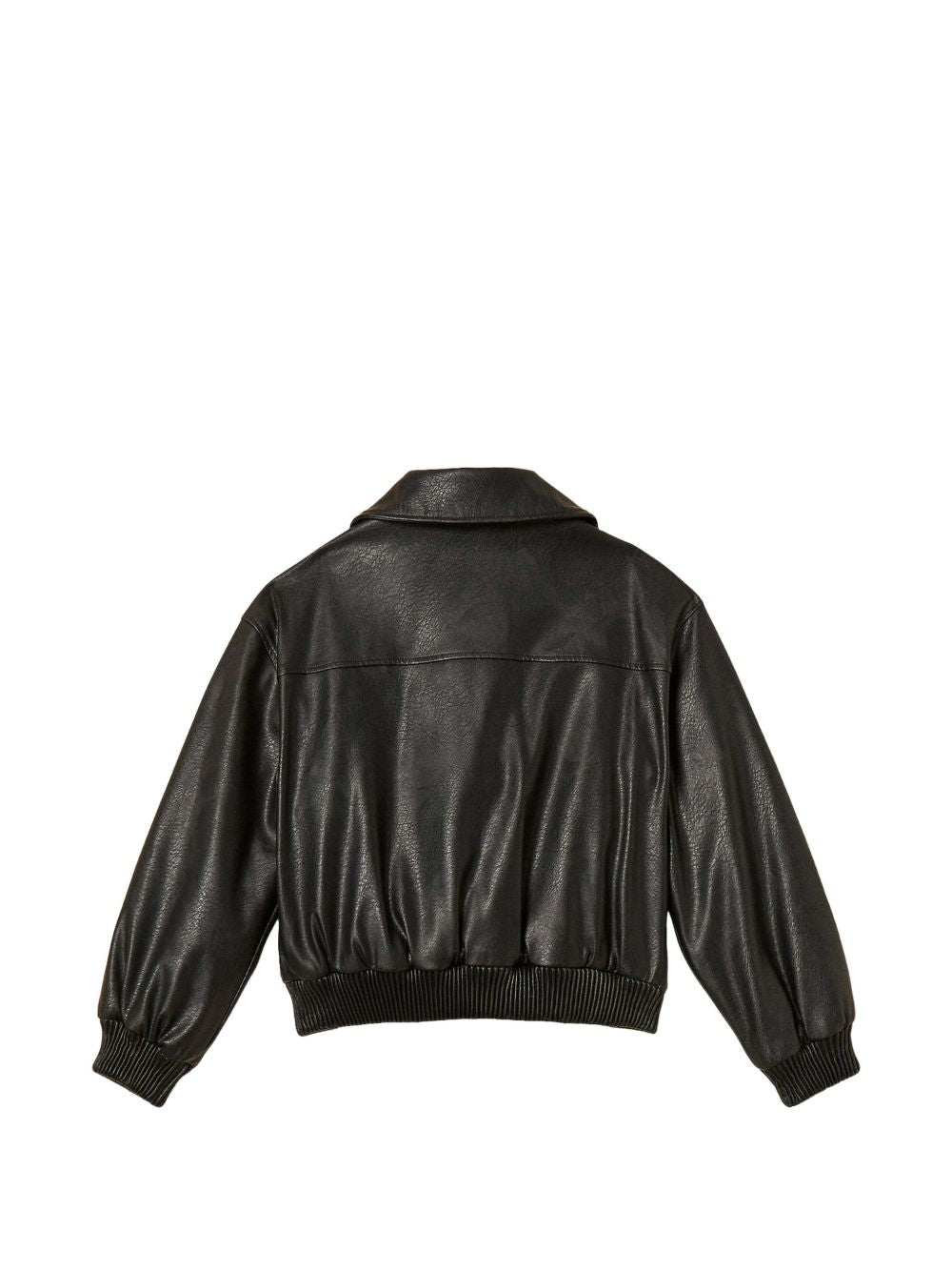 Giubbotto bomber nero per bambina 262GJ2010 00006 Twin Set 