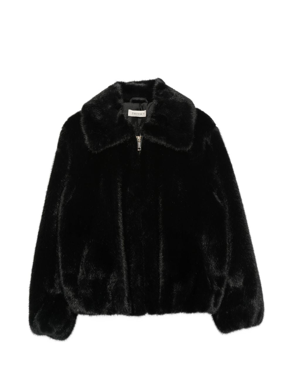Cappotto nero per bambina 262GJ2040 00006 Twin Set 
