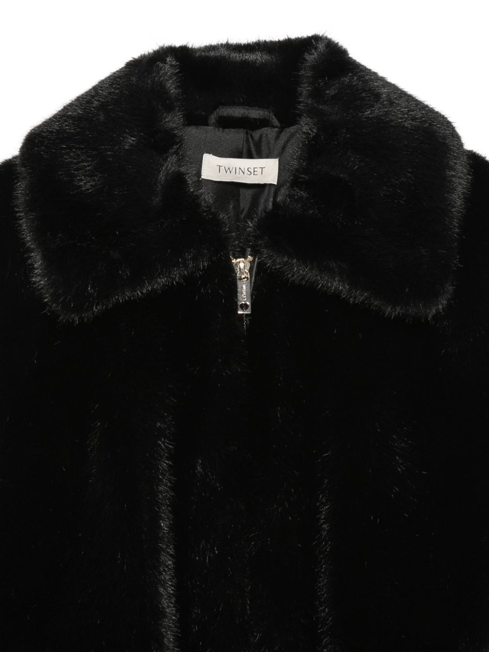 Cappotto nero per bambina 262GJ2040 00006 Twin Set 