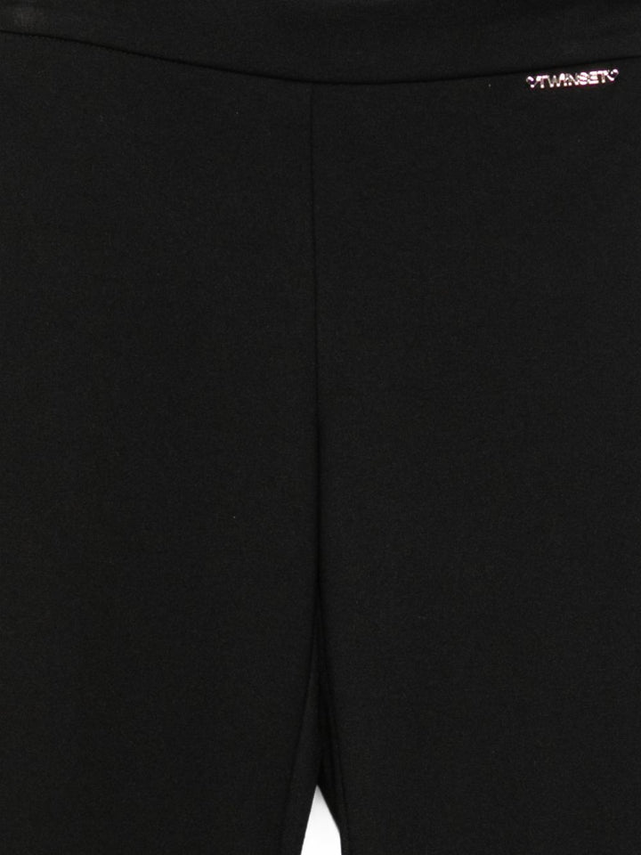 Pantalone nero per bambina 262GJ2081 00006 Twin Set 