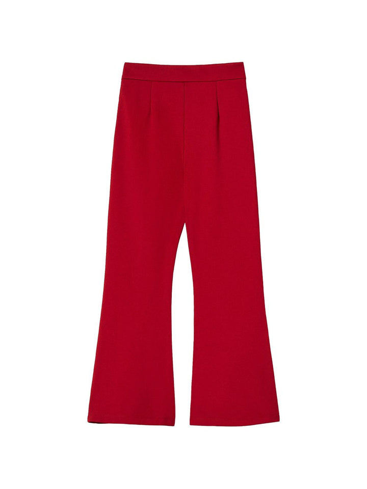 Pantalone rosso ruby per bambina 262GJ2081 13704 Twin Set 