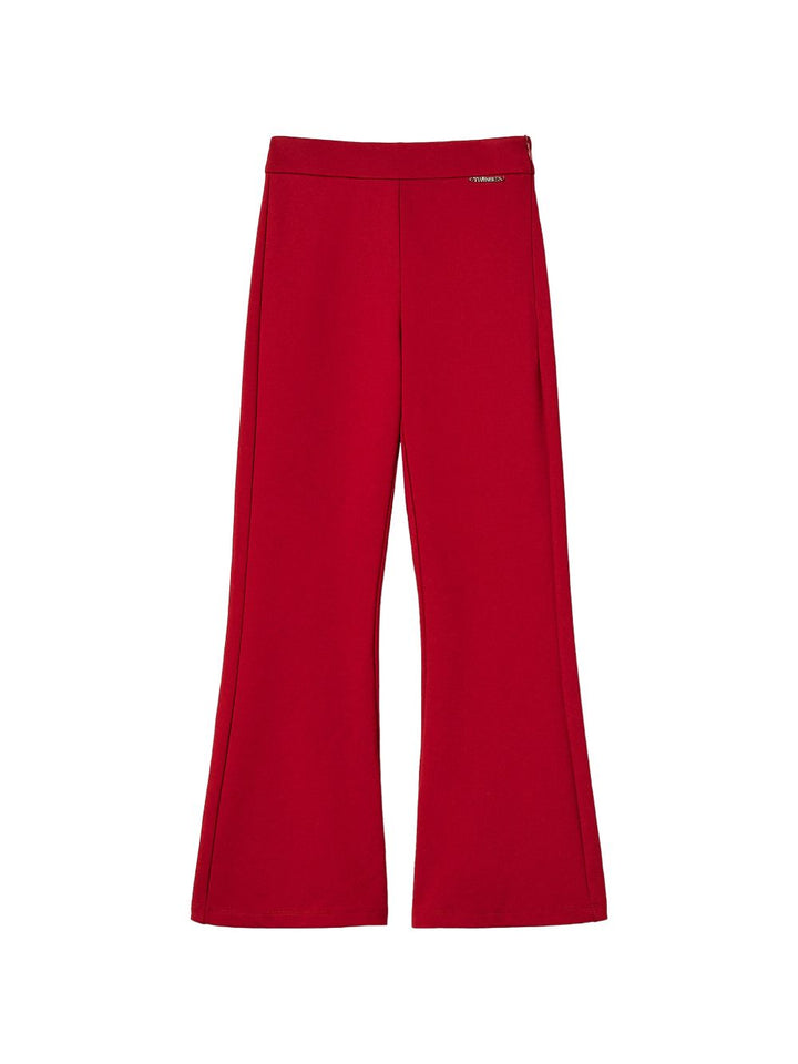 Pantalone rosso ruby per bambina 262GJ2081 13704 Twin Set 