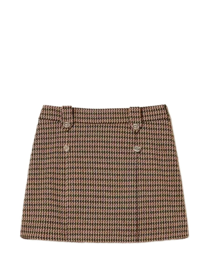 Gonna marrone per bambina 262GJ2091 13819 Twin Set 