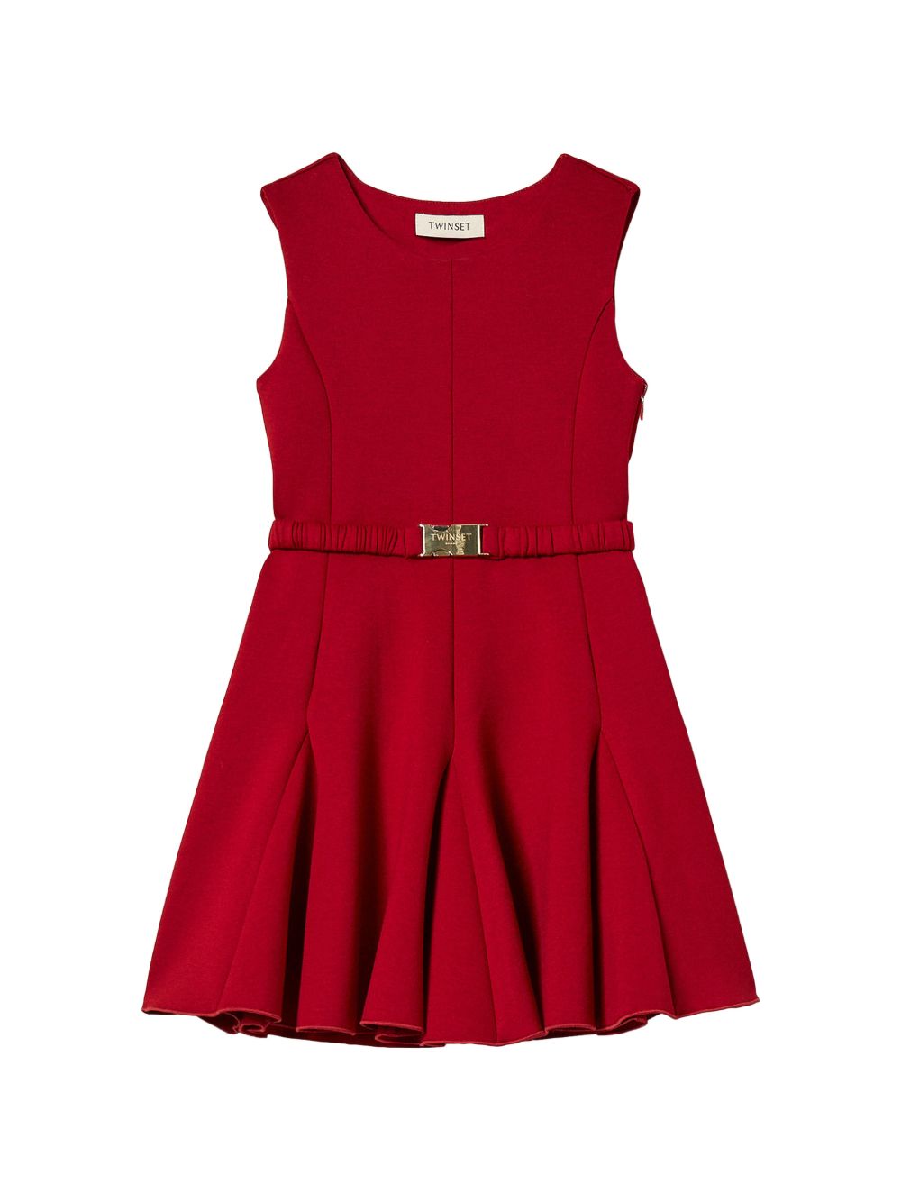 Abito rosso ruby per bambina 262GJ2137 13704 Twin Set 