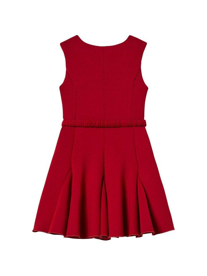 Abito rosso ruby per bambina 262GJ2137 13704 Twin Set 