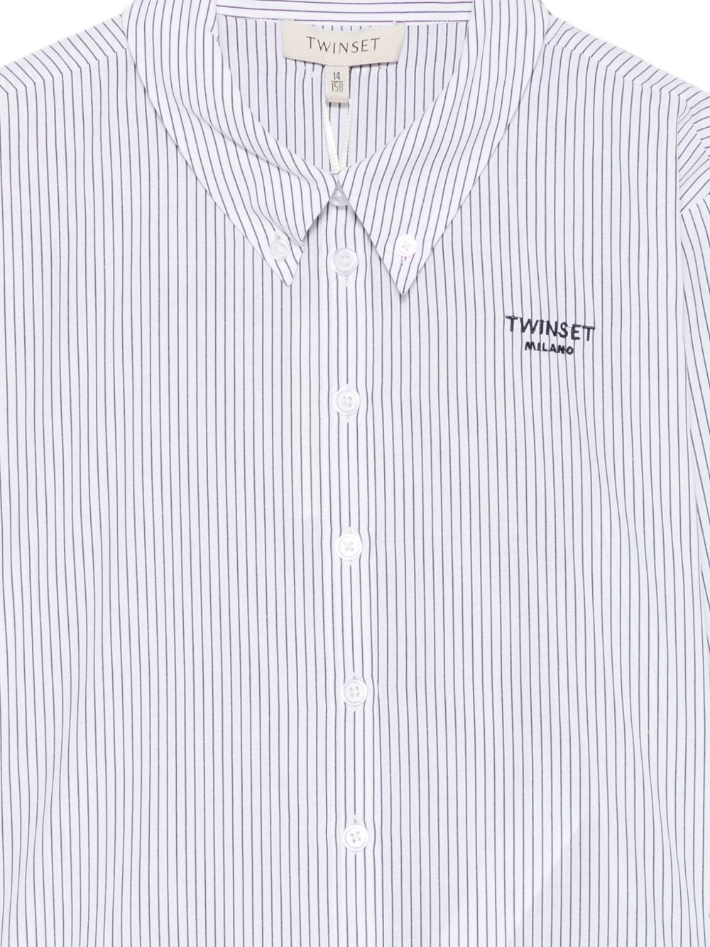 Camicia off white per bambina 262GJ214A 13821 Twin Set 