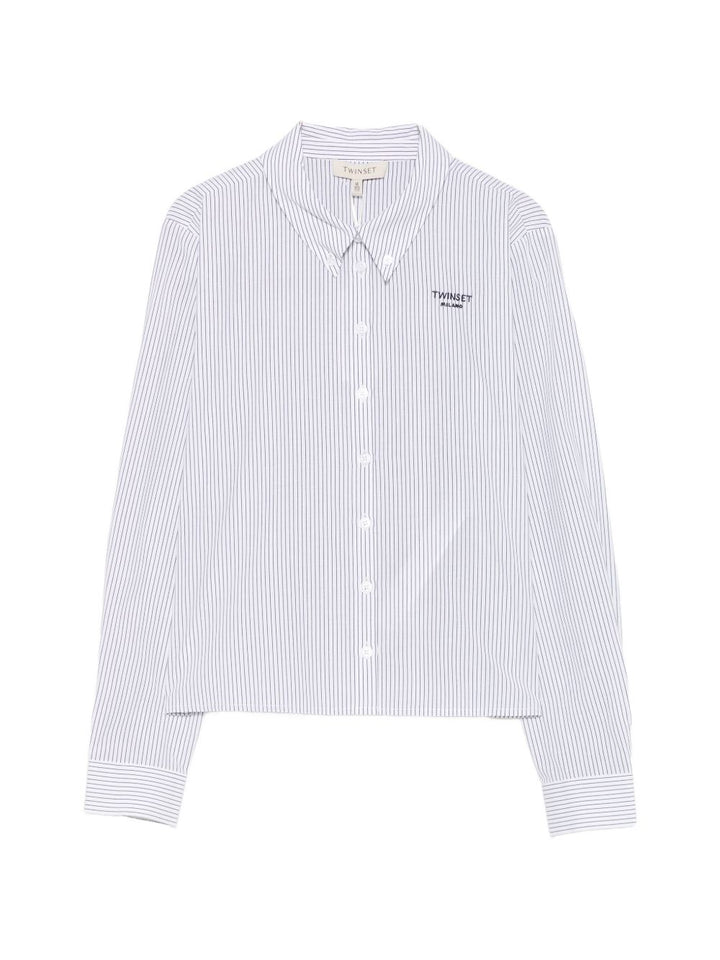 Camicia off white per bambina 262GJ214A 13821 Twin Set 
