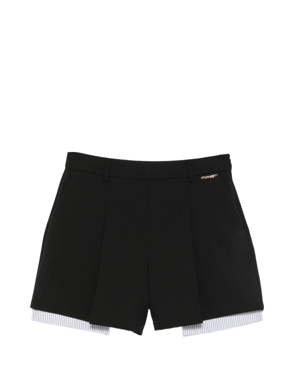 Bermuda nera per bambina 262GJ2180 00006 Twin Set 