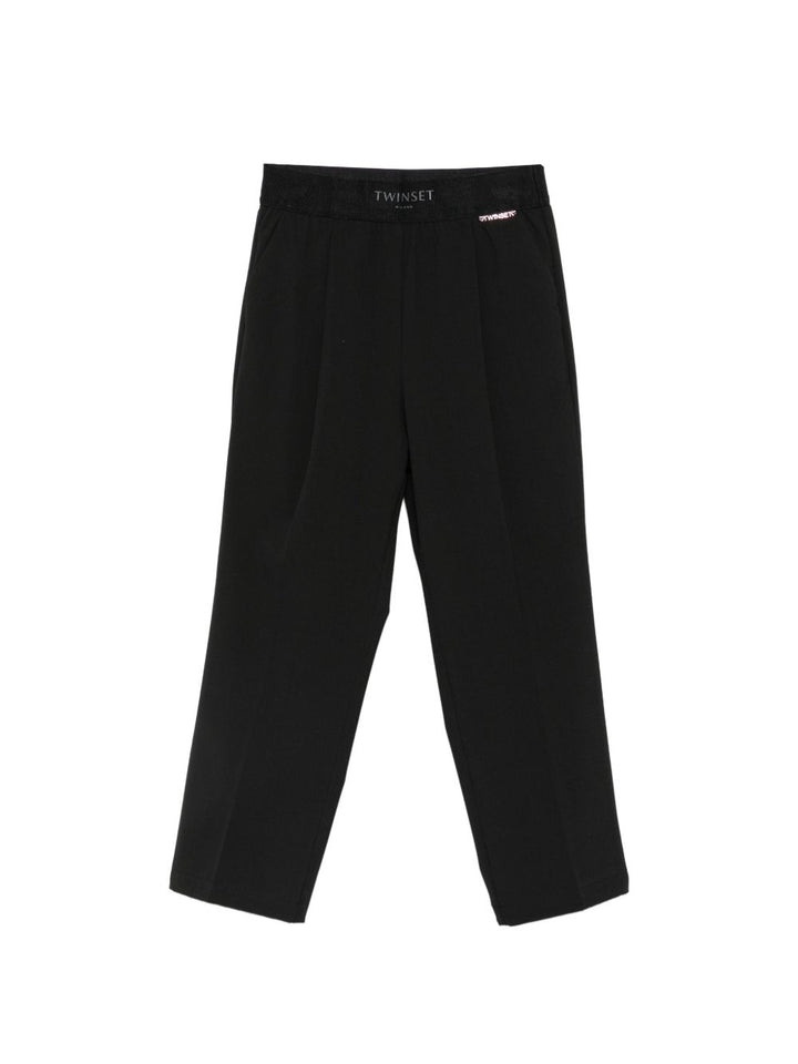 Pantalone nero per bambina 262GJ2184 00006 Twin Set 