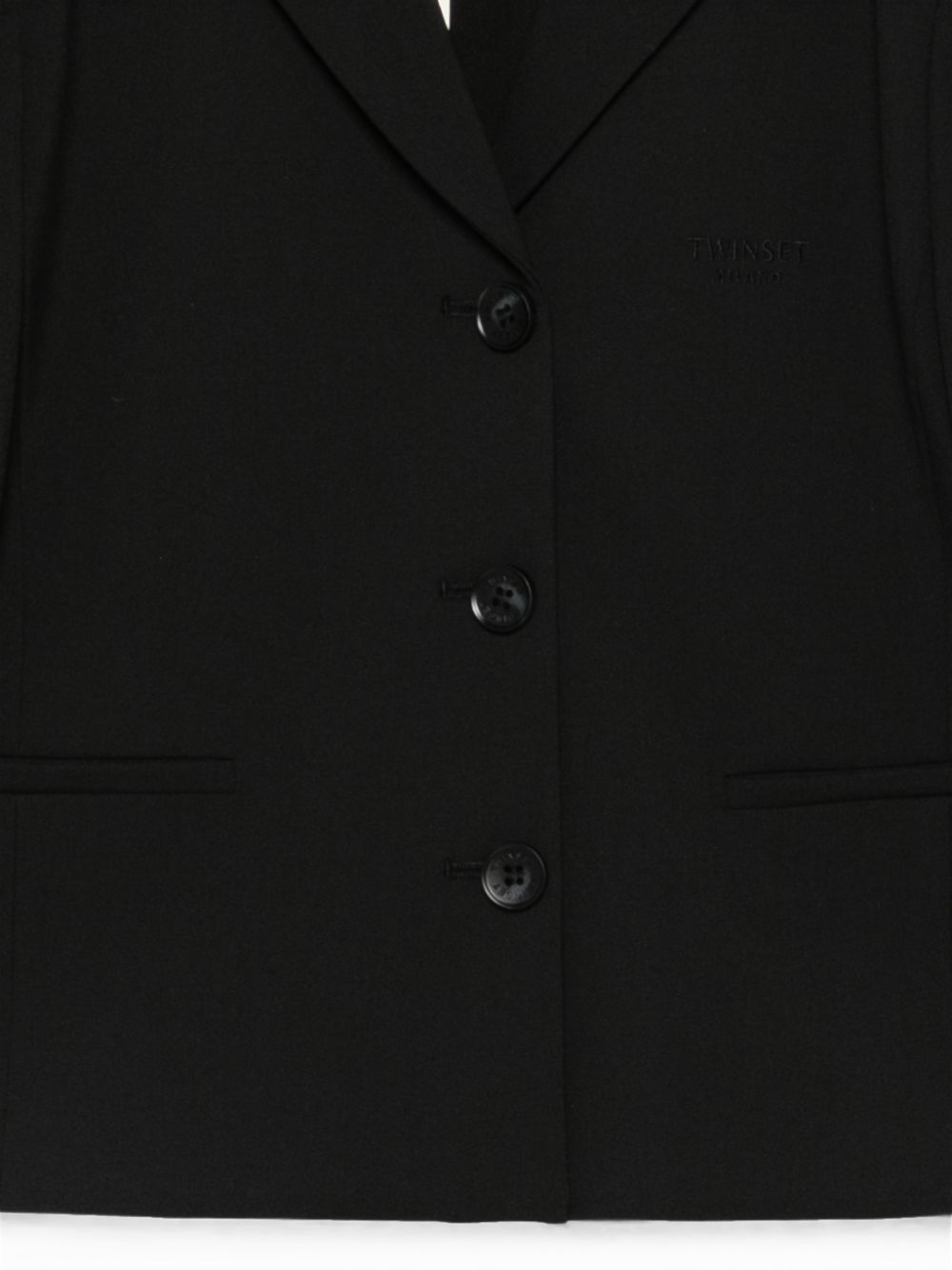 Blazer nera per bambina 262GJ2185 00006 Twin Set 
