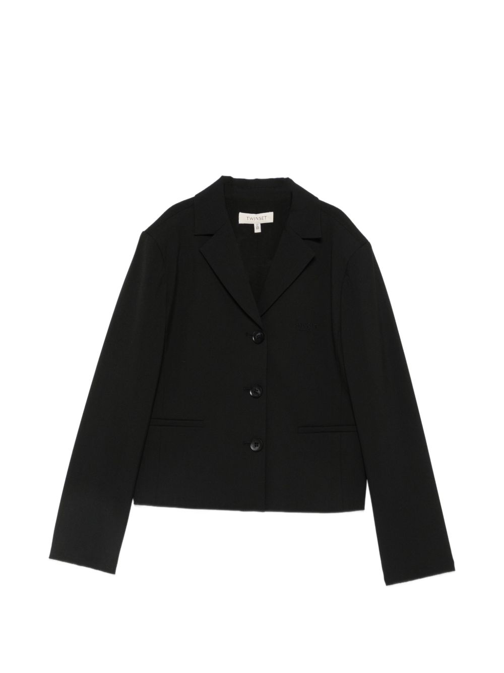 Blazer nera per bambina 262GJ2185 00006 Twin Set 