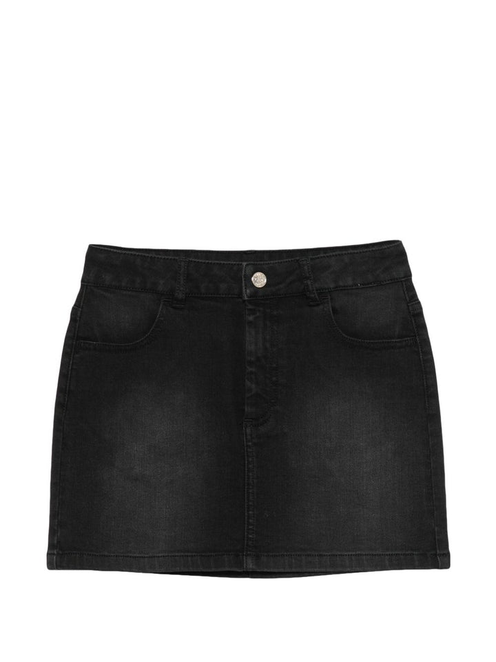 Gonna di jeans nera per bambina 262GJ2241 13871 Twin Set 