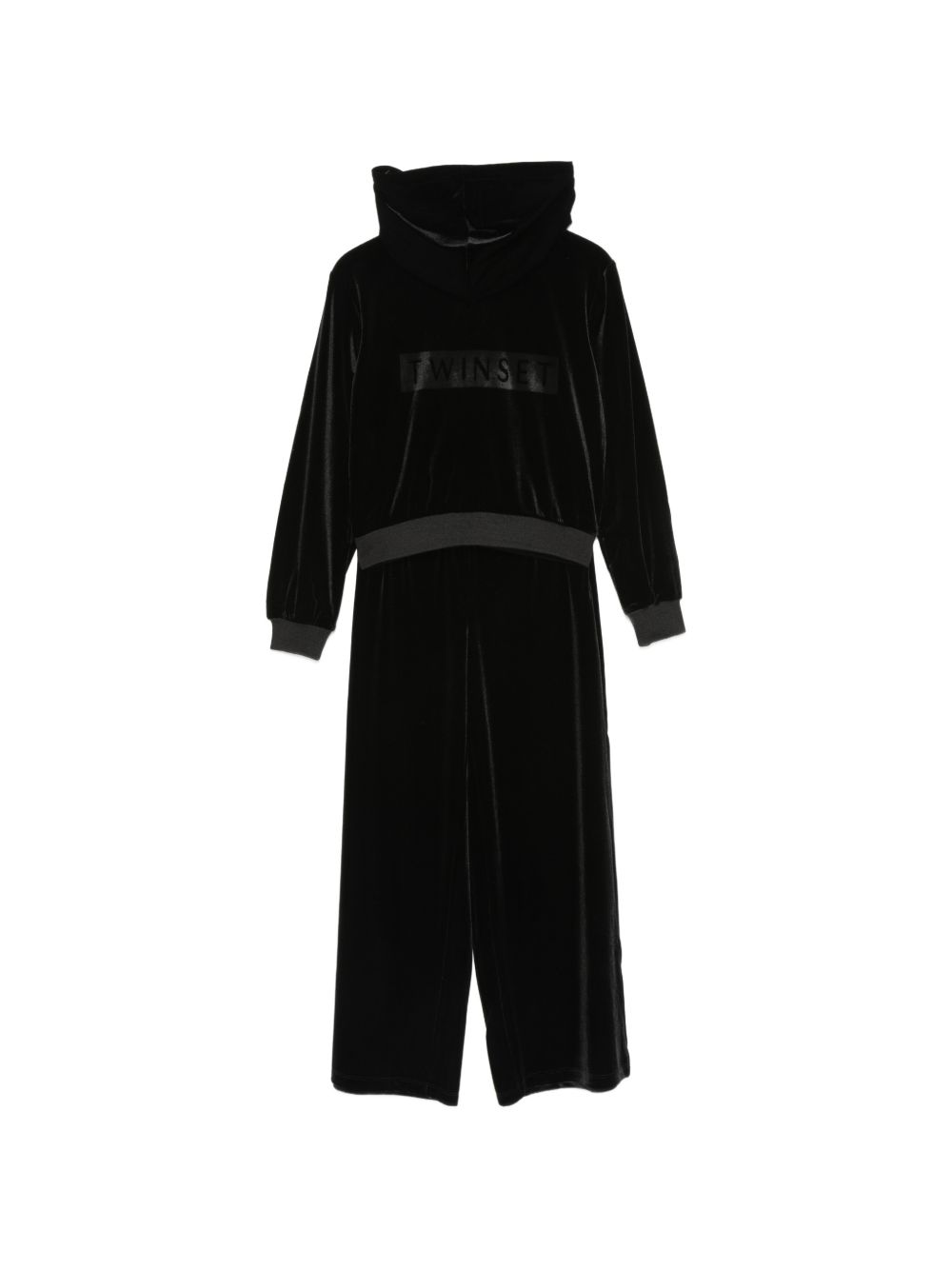 Completo nero per bambina 262GJ2262 00006 Twin Set 