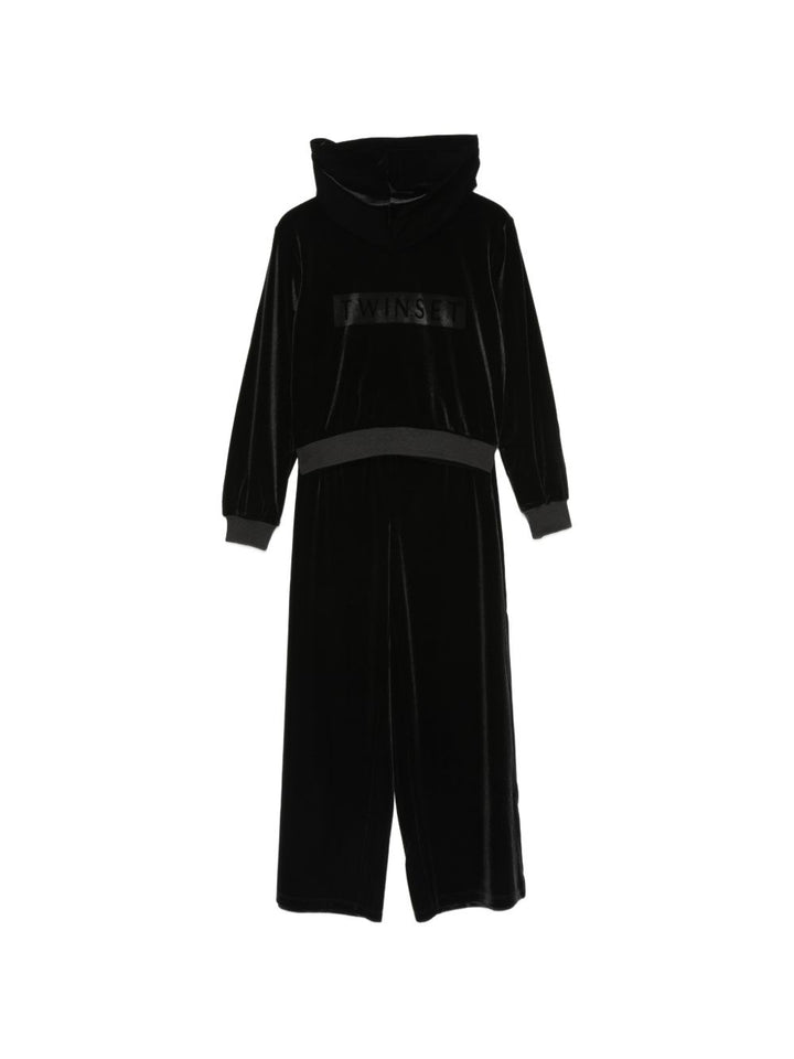 Completo nero per bambina 262GJ2262 00006 Twin Set 