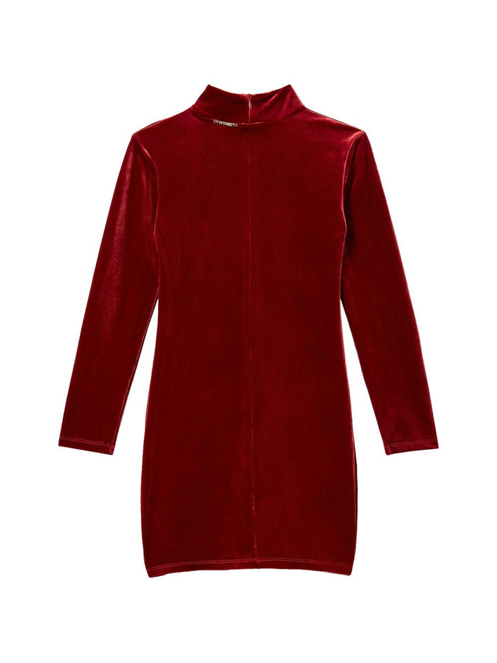 Abito rosso ruby per bambina 262GJ2264 13704 Twin Set 