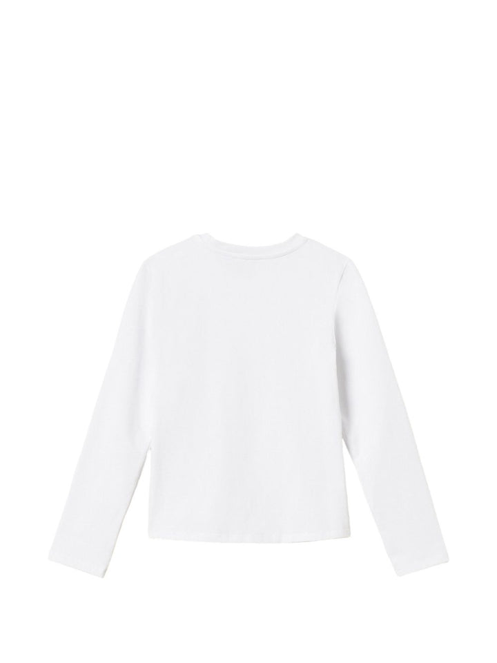 T-shirt bianco per bambina 262GJ2291 14008 Twin Set 