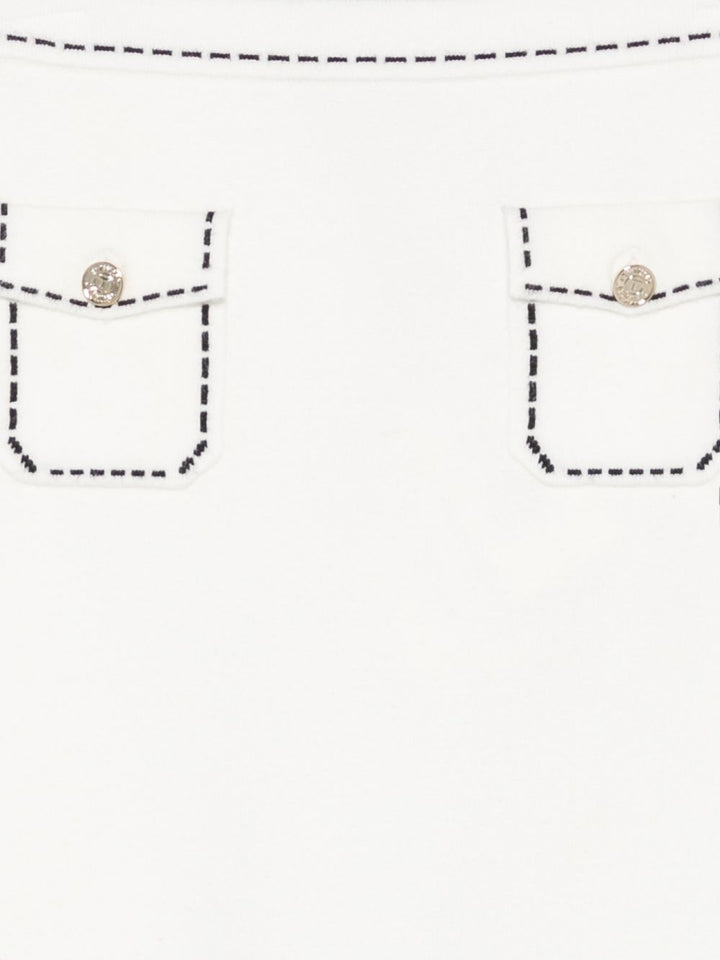 Gonna bianca per bambina 262GJ3021 13770 Twin Set 