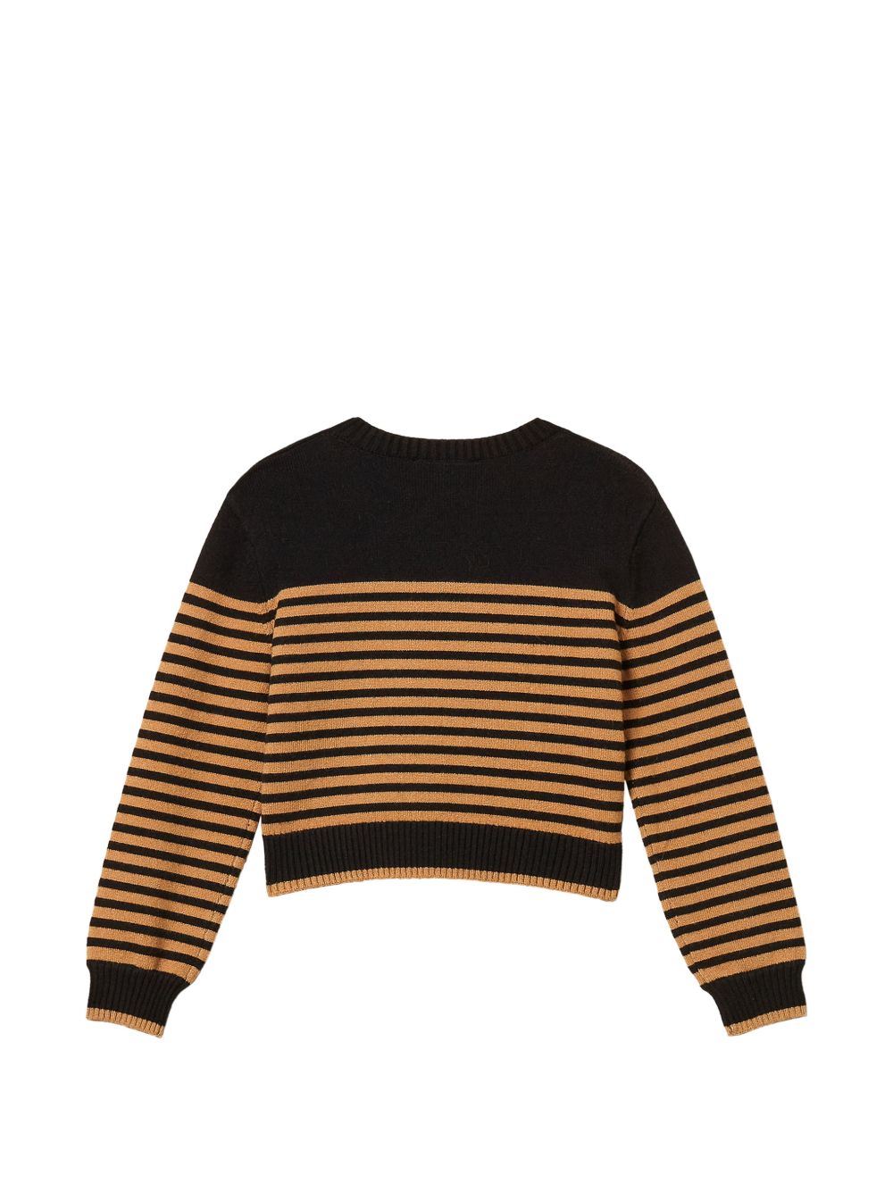 Maglione nero/giallo per bambina 262GJ3031 13771 Twin Set 