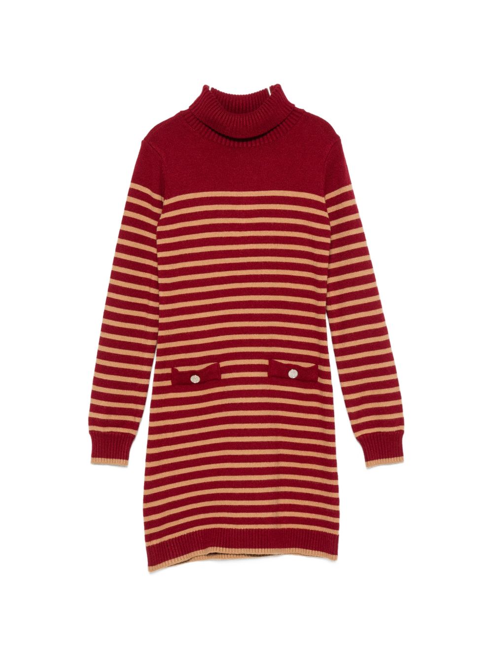 Abito rosso/ice coffee per bambina 262GJ3034 13895 Twin Set 