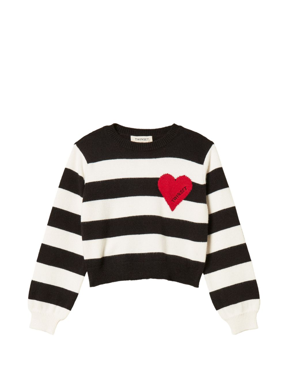 Maglione nero/bianco per bambina 262GJ3042 13776 Twin Set 
