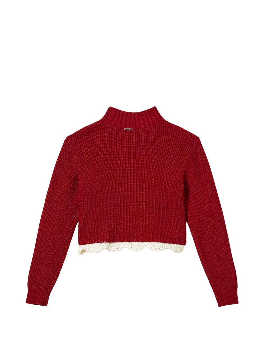 Maglione rosso ruby per bambina 262GJ3080 13783 Twin Set 