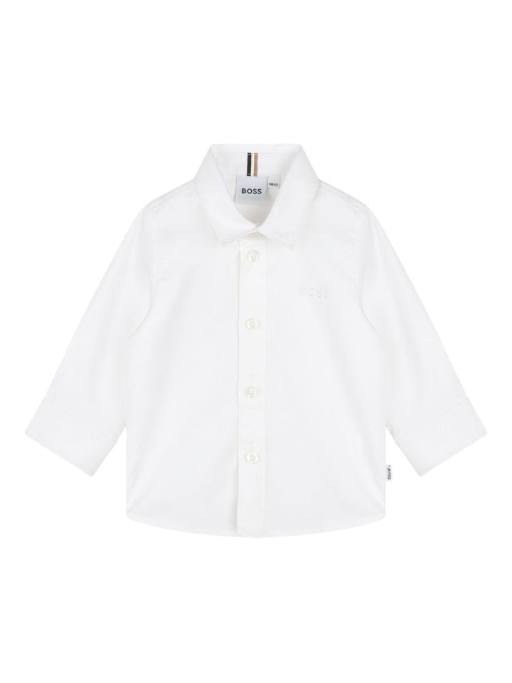 Camicia bianca per neonato J52681 10P Boss Kids 