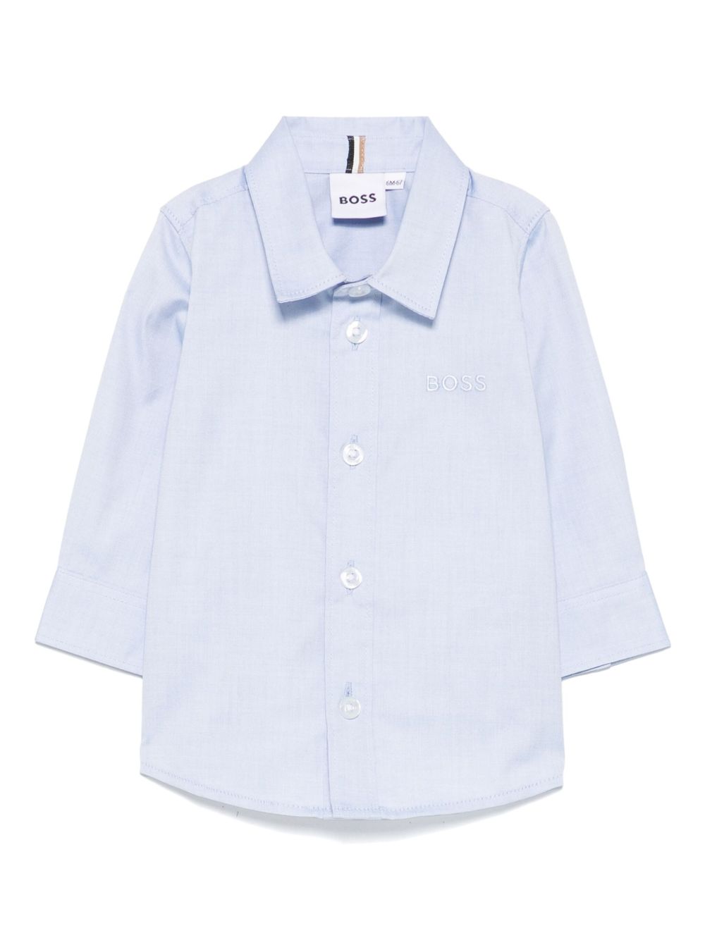 Camicia azzurra per bambino J52681 77D Boss Kids 