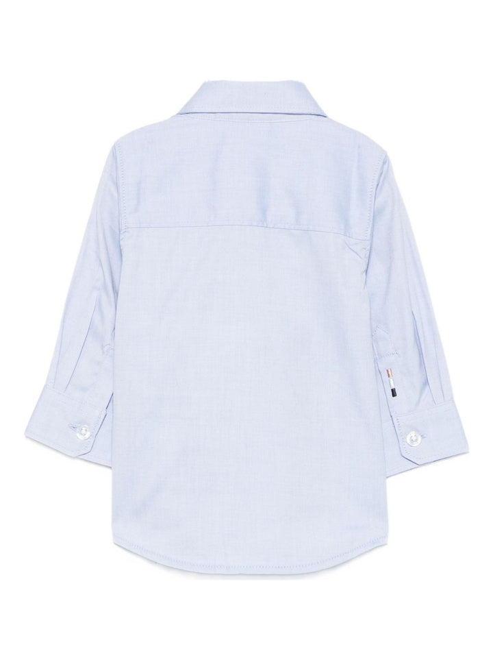 Camicia azzurra per bambino J52681 77D Boss Kids 