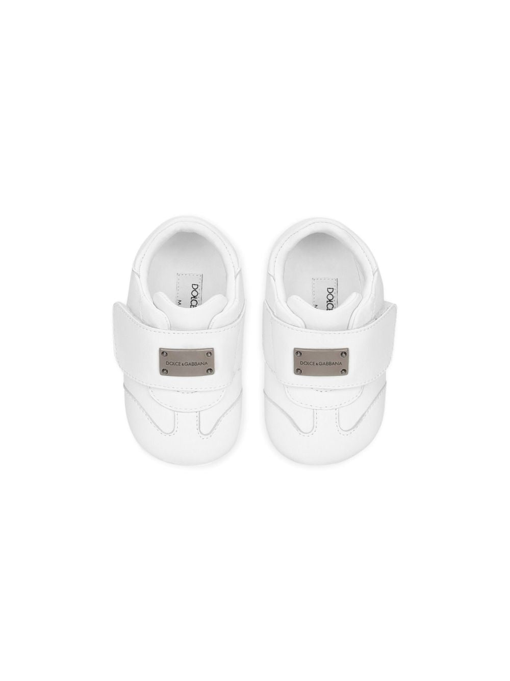 Scarpe bianche per neonato DK0147A1850 80001 Dolce & Gabbana Kids 