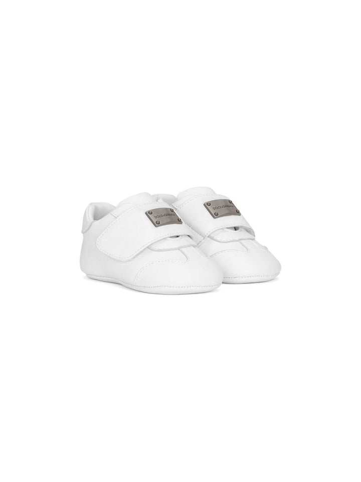 Scarpe bianche per neonato DK0147A1850 80001 Dolce & Gabbana Kids 