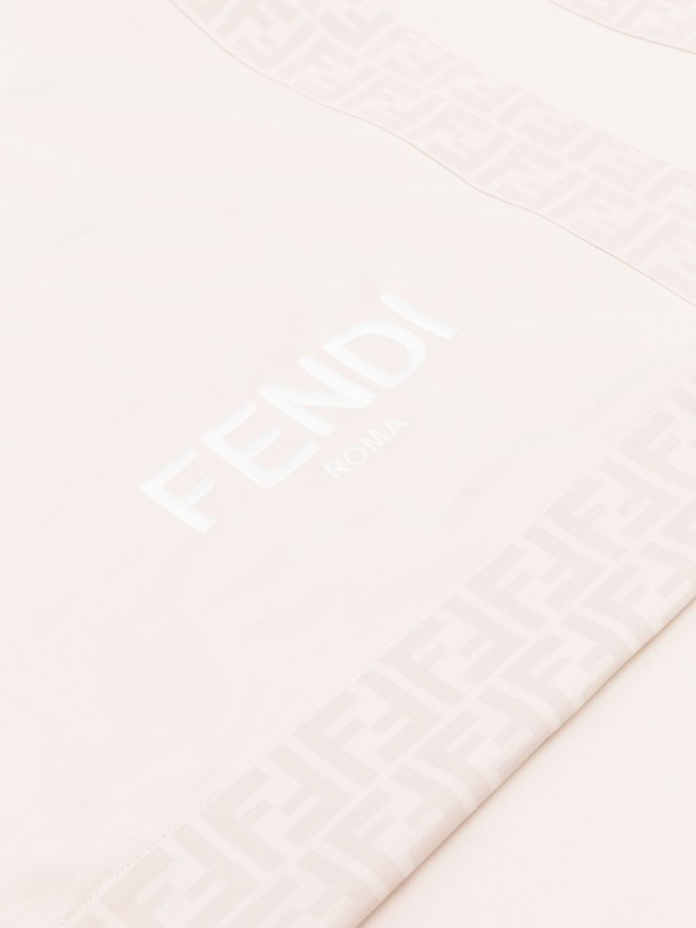 Coperta beige per neonata BUJ267AQT8 F19J5 Fendi Kids 