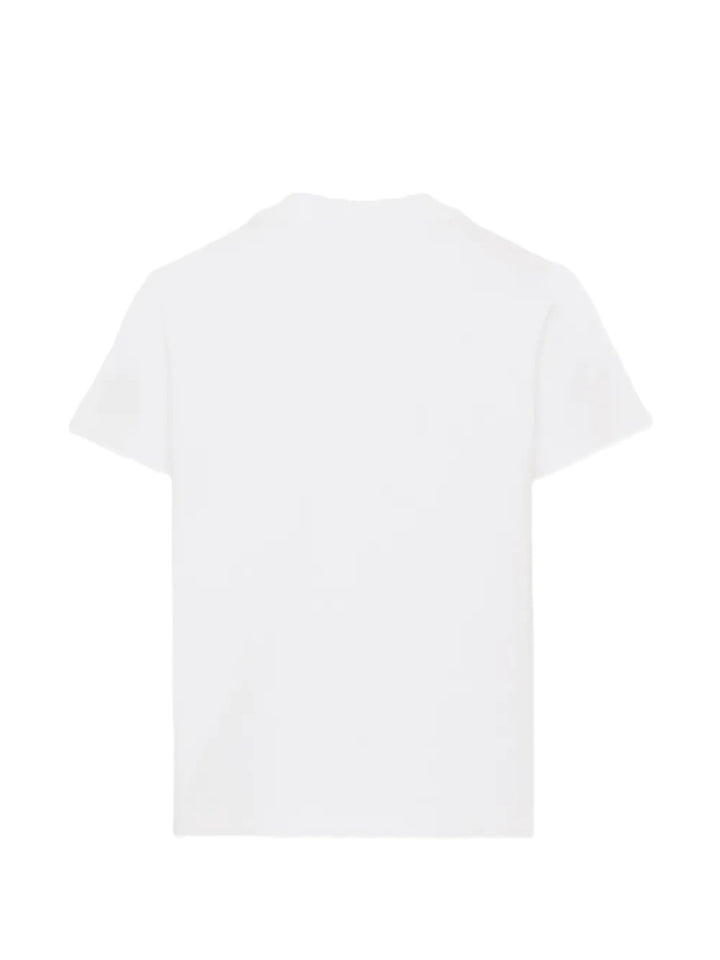 T-shirt gesso per bambino JFI418AVWL F0TU9 Fendi Kids 