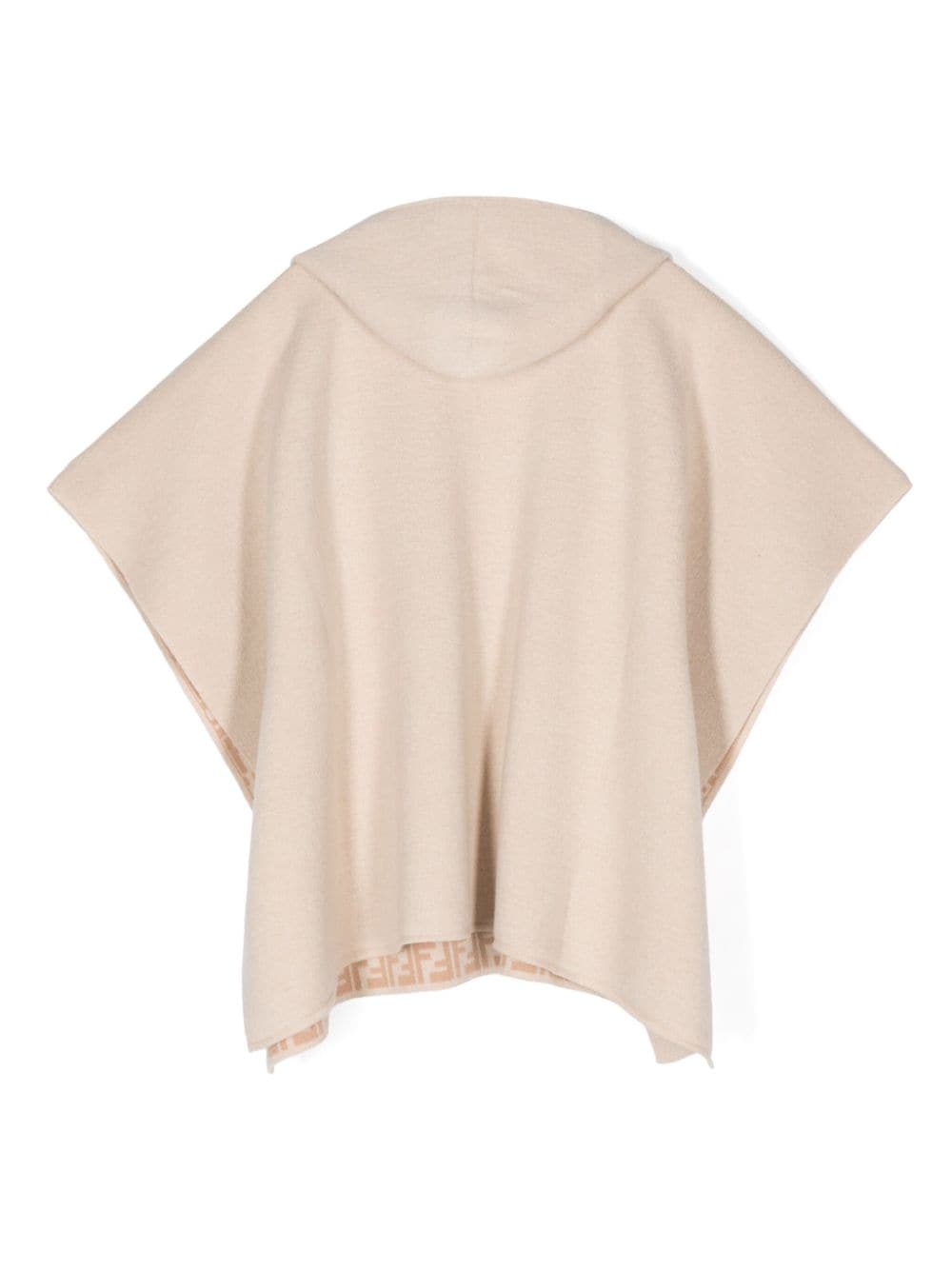 Mantella beige per bambina JFQ057AO29 F0AYG Fendi Kids 